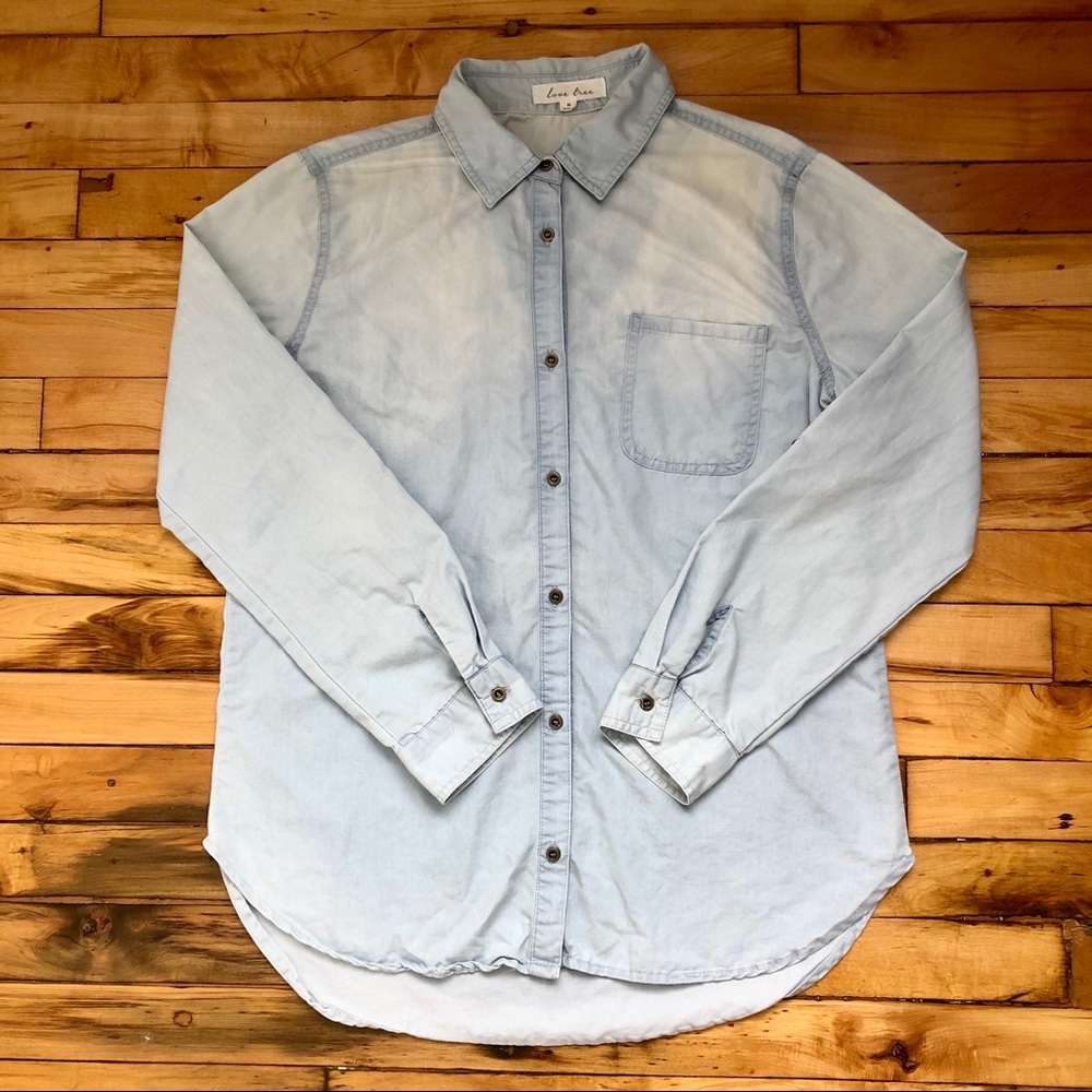 Love Tree Chambray Shirt